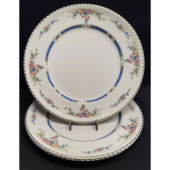 Set Of 3 Vintage Johnson Brothers Old English 10" Round Dinner Plates England - Picture 1 of 9